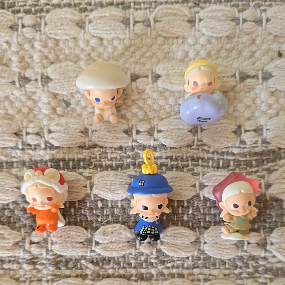 Adorable Kids Toy Doll Set with Blue and Orange Outfits